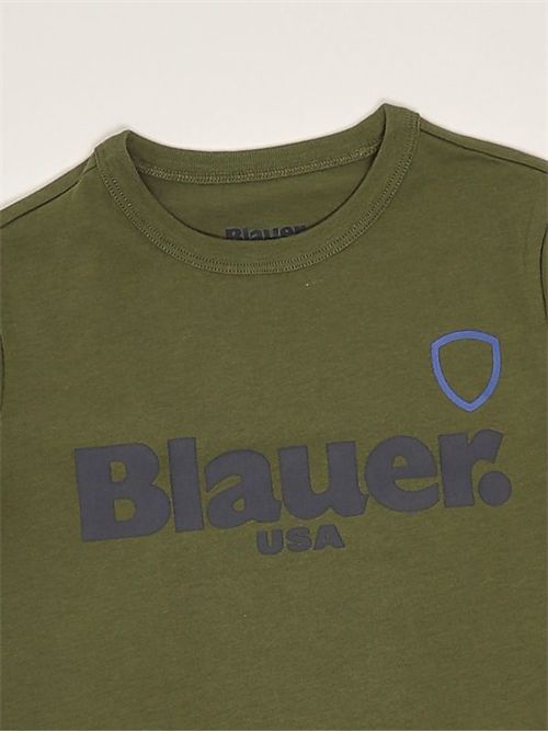 T-shirt girocollo a maniche corte BLAUER | 25SBLKH02507004547/647